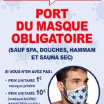 Port du masque dans tous les établissements clos recevant du public